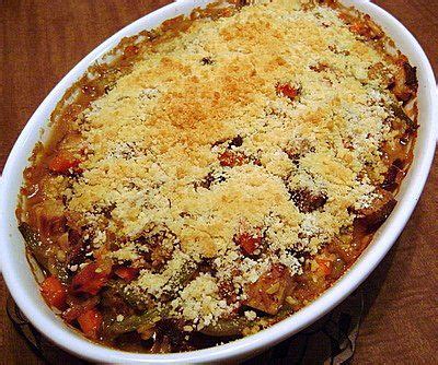 You may use more or less sage according to your taste. All-in-one pork casserole - with rice, green beans and ...