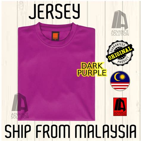 No matter your age, you can find all types of trendy. Jersi Dark Purple Short Sleeve QD04 Oren Sport Baju Jersey ...