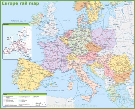Rail Map Of Europe