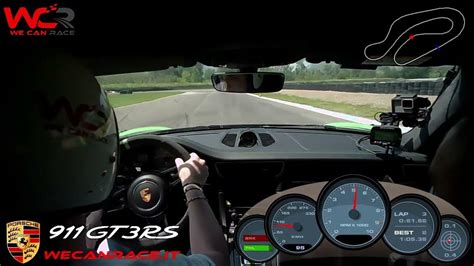 Porsche 911 Gt3 Rs Wecanrace Autodromo Gianni De Luca Airola Bn Youtube