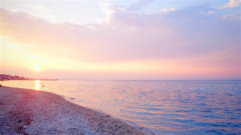 Greece Sea Beach Sunset 1535923878