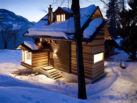 Log Cabin In The Swiss Alps By Lacroix Chessex ~ Housevariety