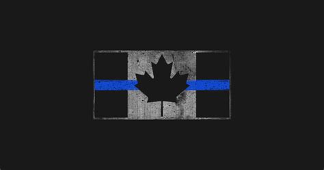 Canada Thin Blue Line Flag Canada Thin Blue Line Flag T Shirt