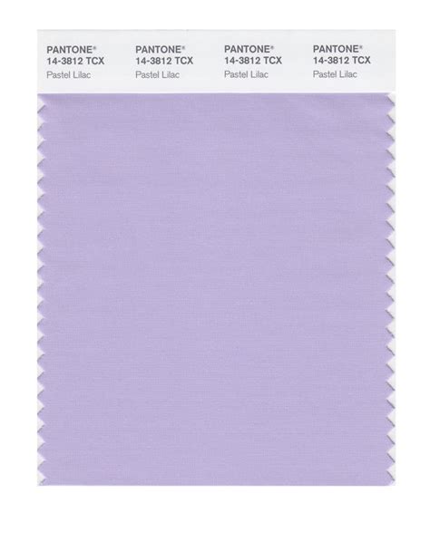 Pantone Smart Color Swatch Card 14 3812 Tcx Pastel Lilac Columbia