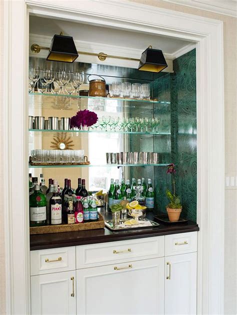 How To Use Your Alcove Space Home Bar Designs Diy Home Bar Home Bar