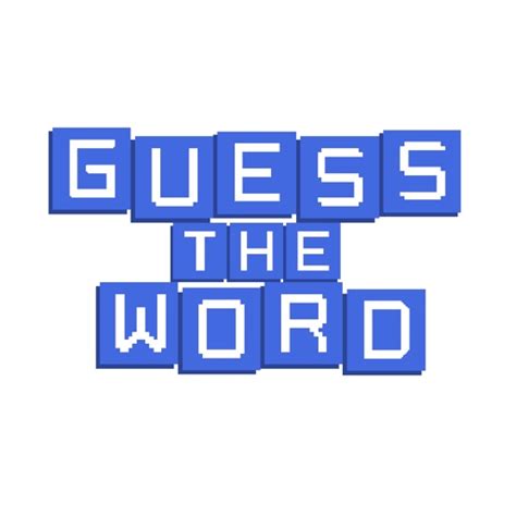 Guess The Word Word Guessing Game By Pmc Business