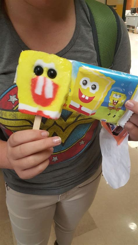 My Principle Was Giving Out Popsicles Today And He Had These Sponge Bob