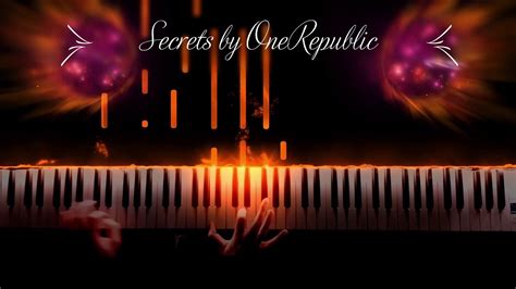 Secrets By Onerepublic Piano Cover Tutorial Youtube