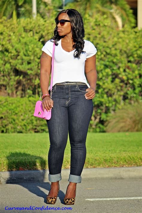 Weekend Wear High Waist Jeans Curves And Confidence Fashion