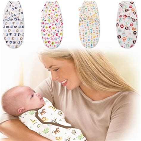 Newborn Baby Swaddle Wrap Parisarc 100 Cotton Soft Infant Newborn Baby