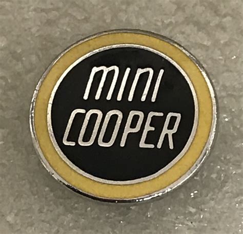 Classic Mini Cooper Enamel Badge 2 The Brummie Badgeman