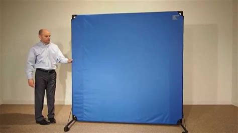Vp6 Portable Rolling Fabric Privacy Screen By Versare Youtube