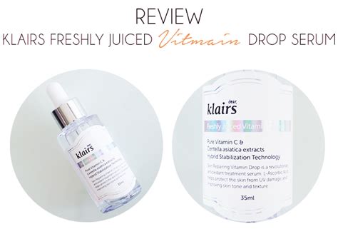 This is a vitamin c serum that has become a major cult favorite for many people of all skin types. VITAMIN C | KLAIRS FRESHLY JUICE VITAMIN DROP SERUM REVIEW