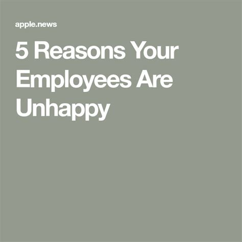 5 Reasons Your Employees Are Unhappy — The Motley Fool Unhappy The