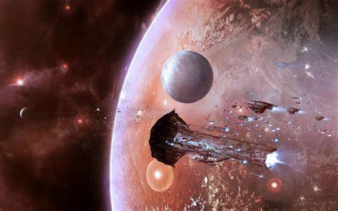 Artwork Science Fiction Eve Online Amarr Space Spaceship Wallpaper