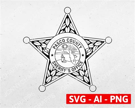 Pasco County Florida Sheriff Department Logo FL Law - Etsy France