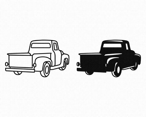 Red Truck Svg File 299 File Svg Png Dxf Eps Free
