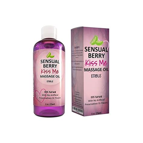 aromatherapy kiss me edible massage therapy oil sensual massage oil for couples anti aging