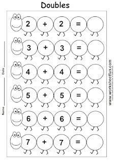 Worksheets for toddlers age 2 and preschool worksheets. 1000+ images about Doubles Facts on Pinterest | Doubles facts, Math doubles and Rap