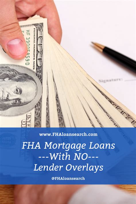 Fha Mortgage Loans With No Lender Overlays Fha Loans Fha Mortgage