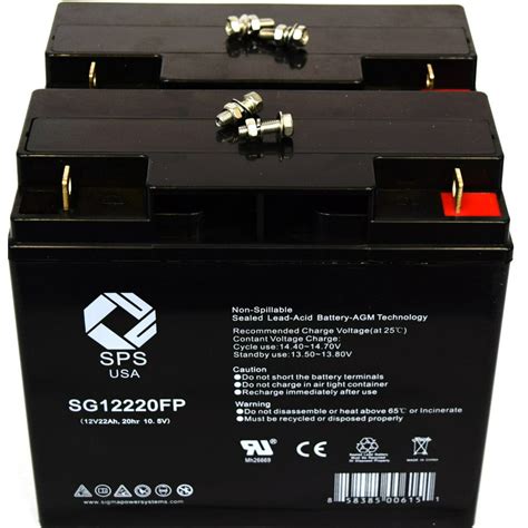 Sps Brand 12v 22ah Replacement Battery For Apc Smartups 2200rmxltnet