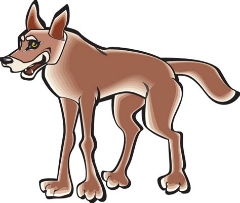 Coyote Cartoon Clip Art At Vector Clip Art Online Royalty