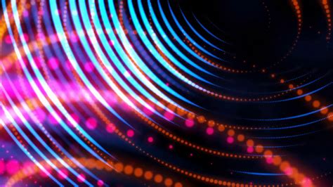 Funky Neon Visual Effect Abstract Lights Stock Motion Graphics Sbv