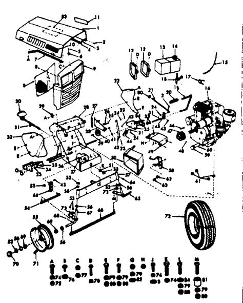 Craftsman Sears Compact 8e Garden Tractor Parts Model 91725041
