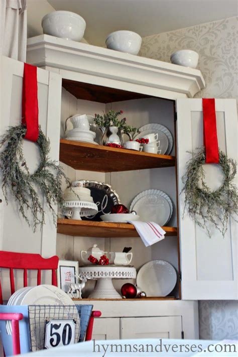 Decorating decorate your home with corner hutch ideas. 12 Christmas Hutch Decor Ideas that will Impress Your ...