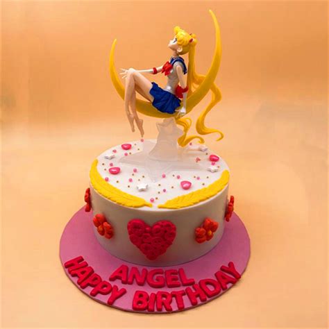 Sailor Moon Birthday Cake Celebrating Birthday With Something Delicious