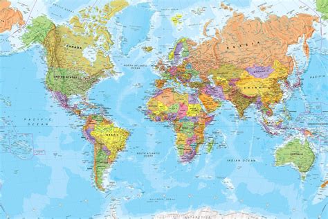 Mapamundi Mapas Del Mundo Para Imprimir Y Descargar Gratis World Map Coloring Page World