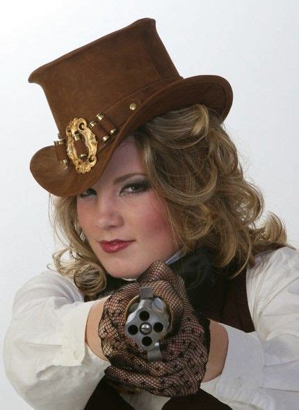 At thehairstyler.com we have over 12,000 hairstyles to view and try on. WILD-WEST | Steampunk hat, Steampunk hairstyles, Hat hairstyles