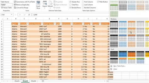 How To Create And Use Excel Tables