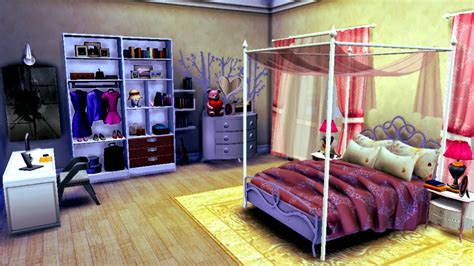 Sims 4 Room Downloadscatchy Sweet Bedroom Sanjana Sims