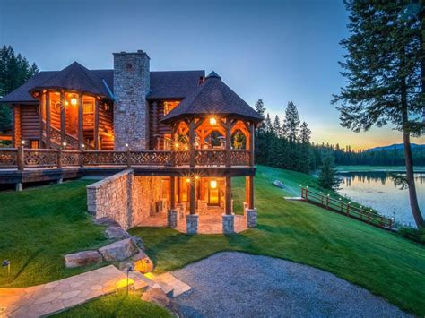 This 11 Million Log Cabin Estate Has The Amenities Of A Luxury Resort