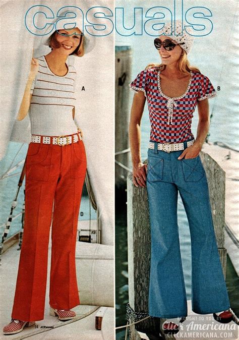 Bell Bottoms And Beyond The Fashionable 70s Pants For Women That Were Hot In 1973 70s Pants