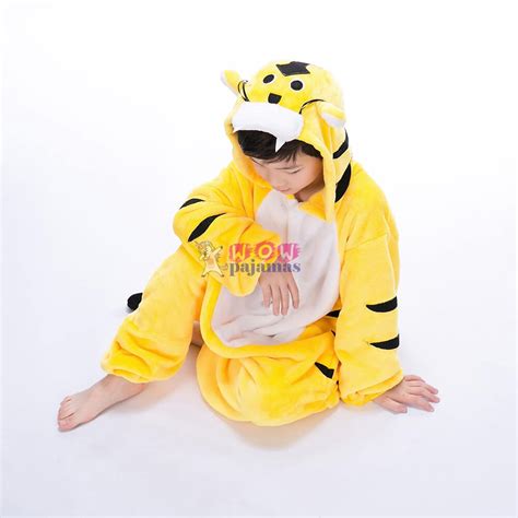 Tiger Kids Onesie Animal Pajamas For Kids Wowpajamas