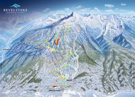 Revelstoke Ski Map Powder Canada