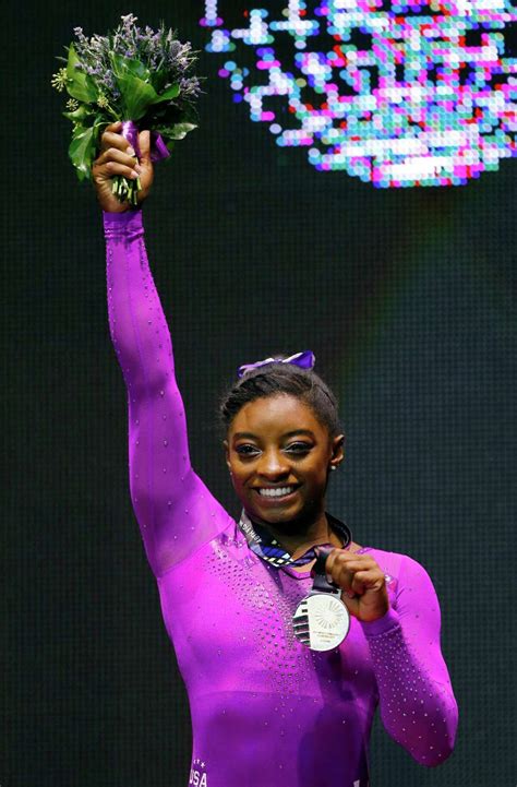 Simone Biles Wins Third All Around Gymnastics Title