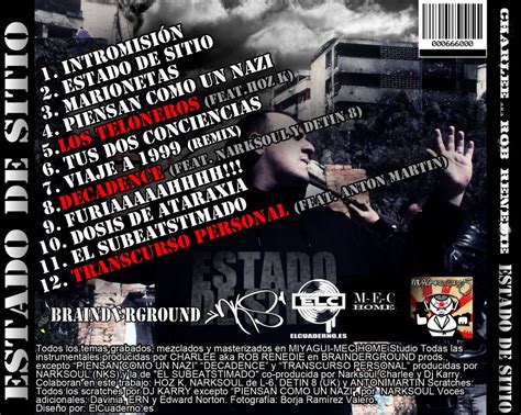 Estado de sítio acaba de ser decretado. Charlee aka Rob Renedie - Estado de sitio » Álbum Hip Hop ...