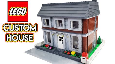 Custom Lego House Moc With Full Interior Detail Youtube