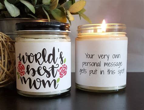 Worlds Best Mom Soy Candle Scented Soy Candle T New Mom Etsy