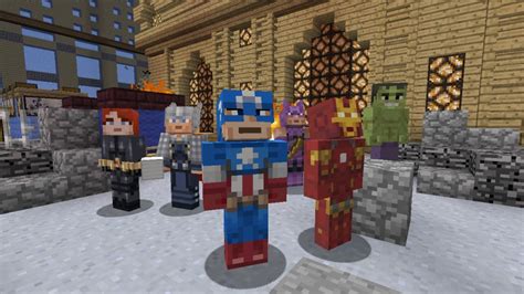 Minecraft Showcases Marvel Skin Pack In New Trailer Capsule Computers