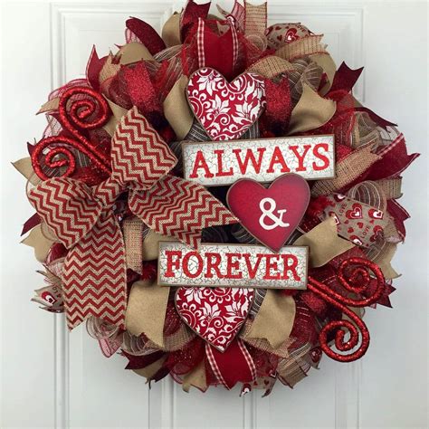 40 Best Valentine Wreath Ideas For Your Front Door Diy Valentines Day