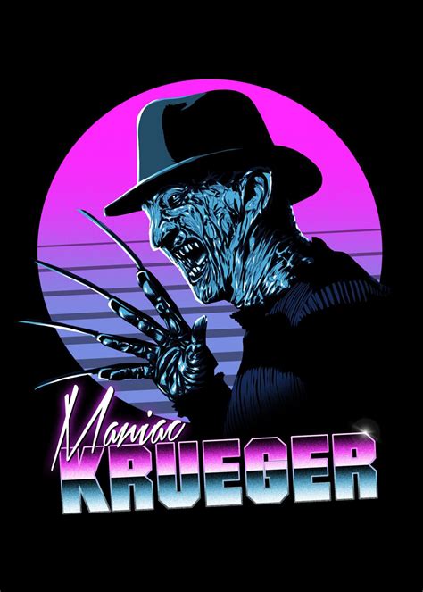 Retro Krueger | Horror artwork, Retro horror, Horror movie icons