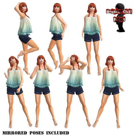 Second Life Marketplace Bounce This Poses Seductive Pose Pack 2