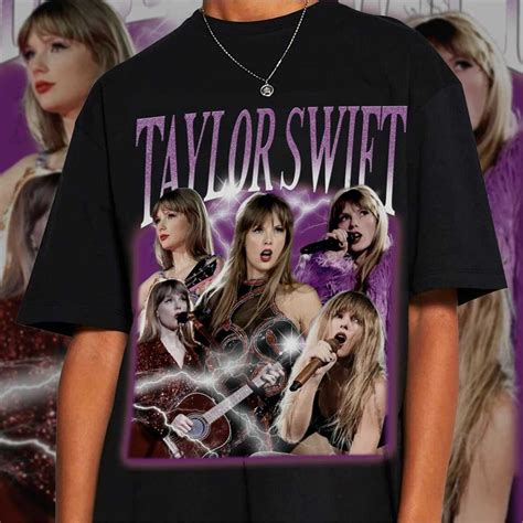 Vintage Style Taylor Swift Shirt Eras Tour Merch Tee Taylo Inspire