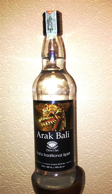 Arak Bali Balis Traditional Spirit 40 Alc Minuman Keras Minuman