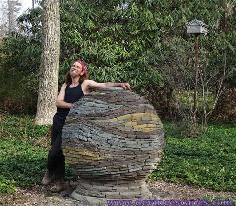 Our outdoor sculpture garden is open. stacked stone sculpture | Devine Escapes