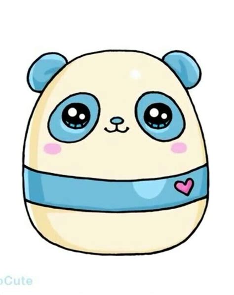 Cultures is achieved by introducing kawaii via modern art; panda azul kawaii | Cute kawaii drawings, Cute little ...